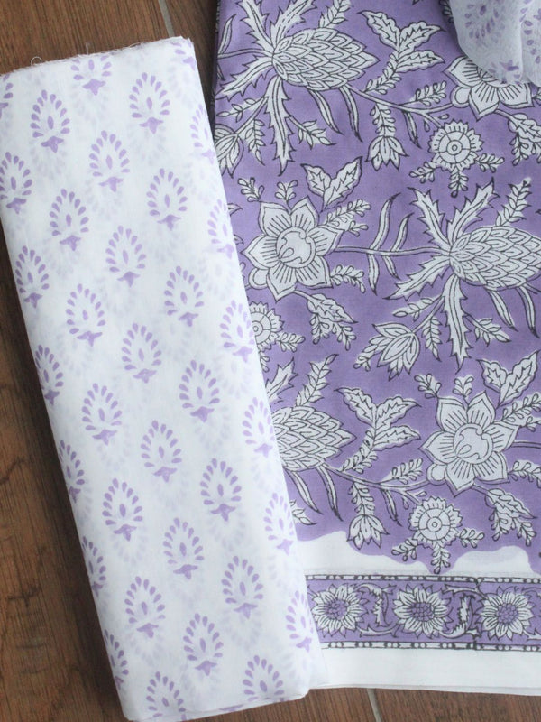 Hand Block Printed Dress Material