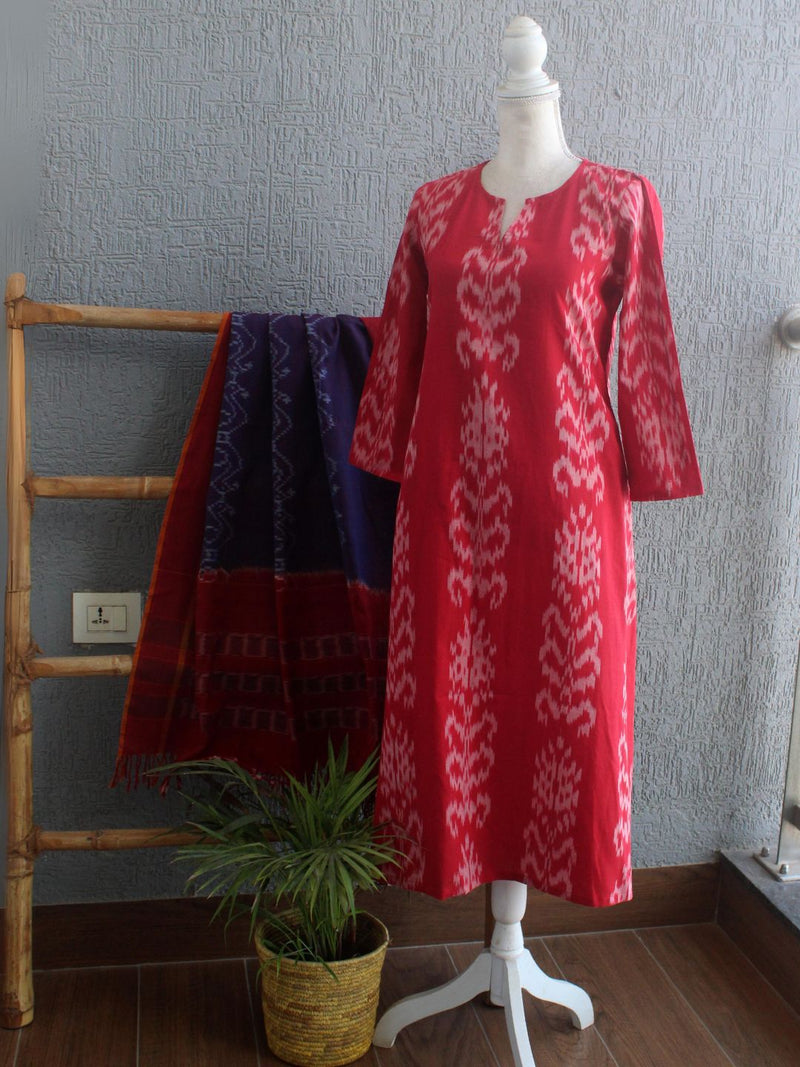 ikkat cotton dress neck designs 120 Ikkat ideas