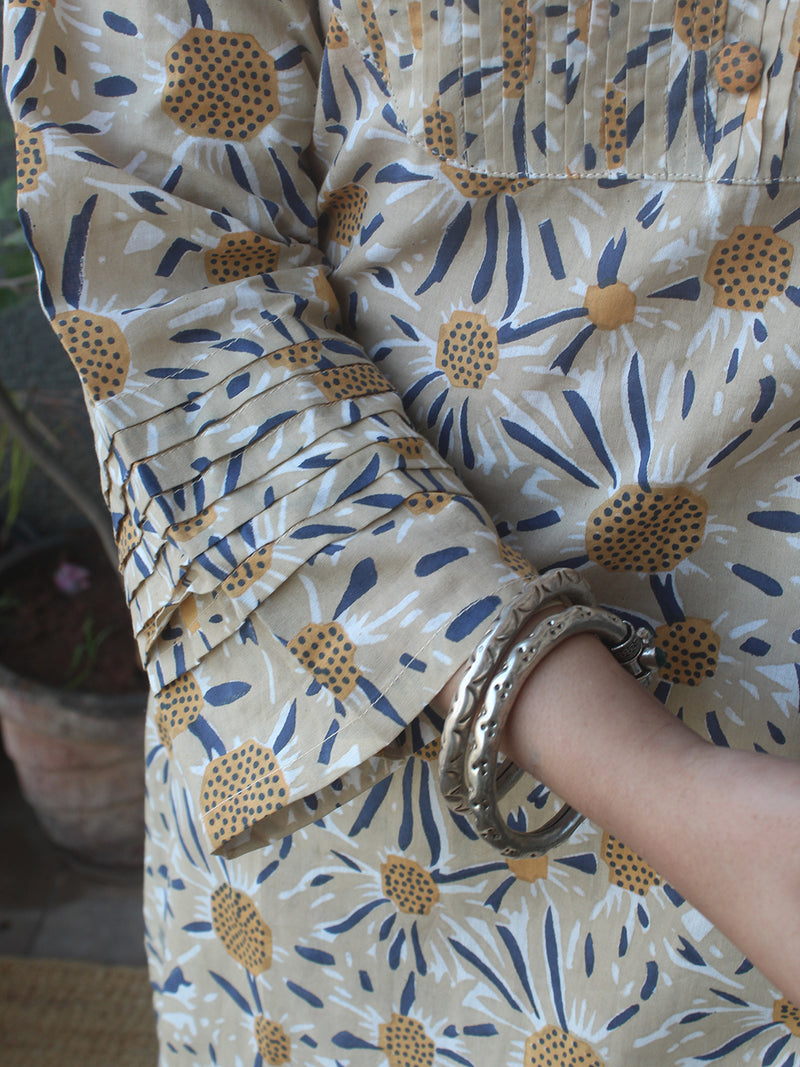 Krishna Hand Block Printed Pure Cotton Coord Set