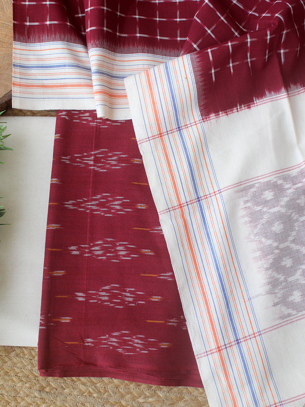 pochampally ikat cotton dress material Pochampally Ikkat Cotton Dress for Causal Wear