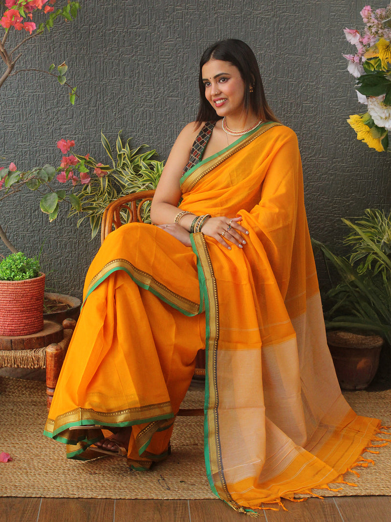 Mango Narayanpet Mercerized Cotton Saree