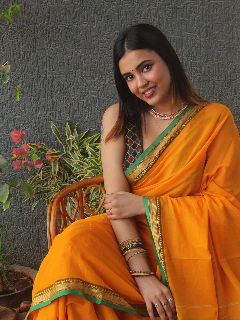 Mango Narayanpet Mercerized Cotton Saree