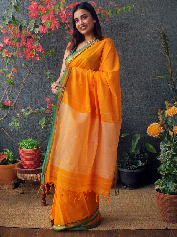 Mango Narayanpet Mercerized Cotton Saree
