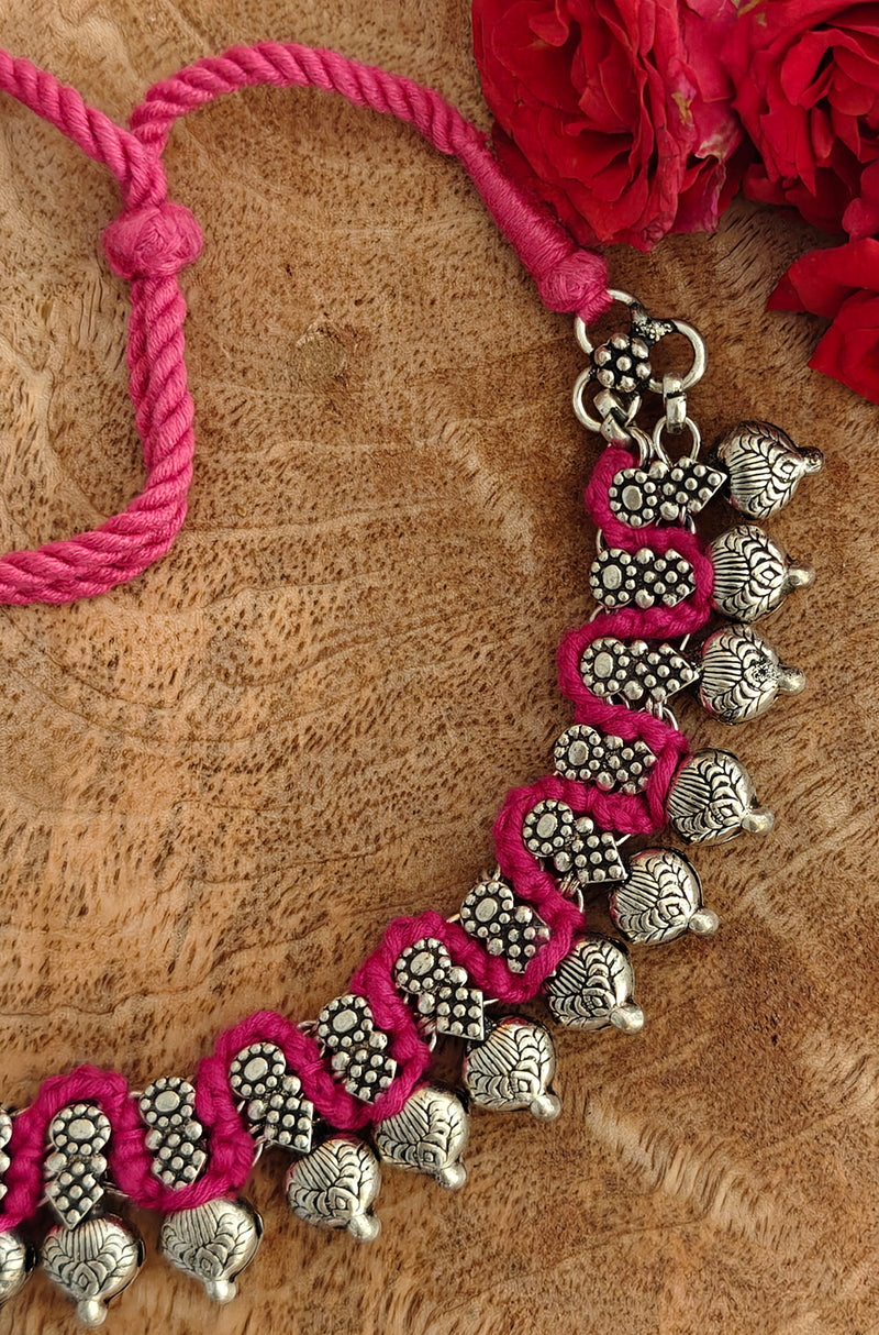 Patwa Handcrafted Oxidized Necklace