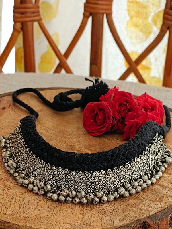 Patwa Oxidised Choker Necklace