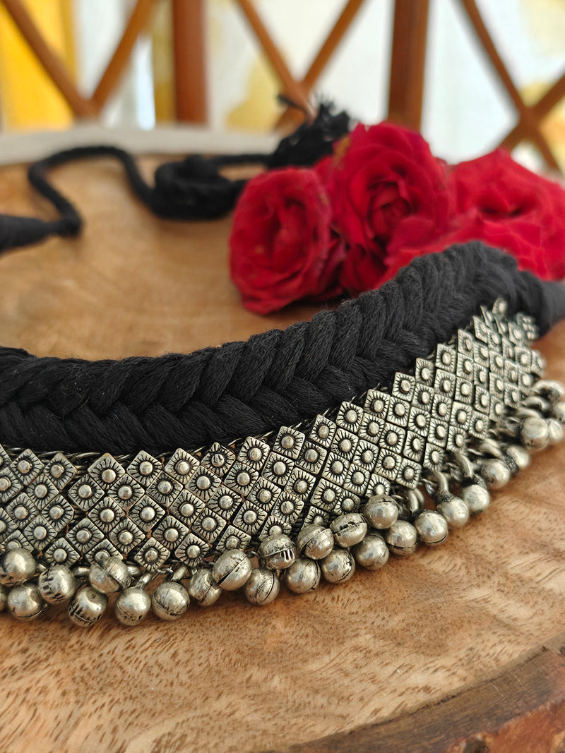Patwa Oxidised Choker Necklace