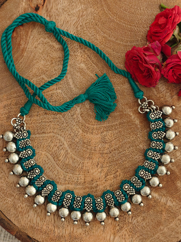 Patwa Handcrafted Oxidized Necklace