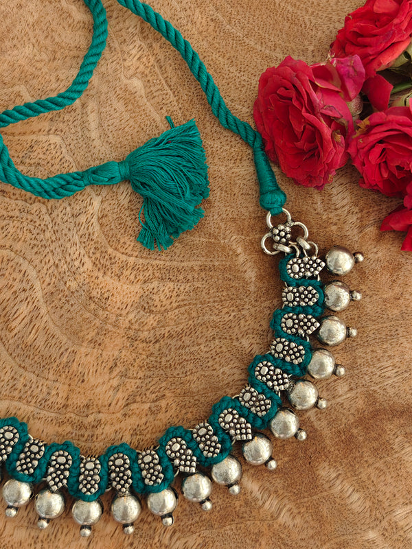 Patwa Handcrafted Oxidized Necklace