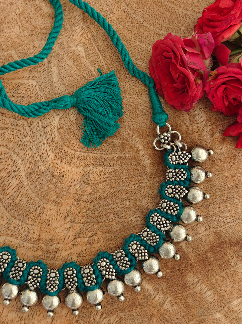 Patwa Handcrafted Oxidized Necklace