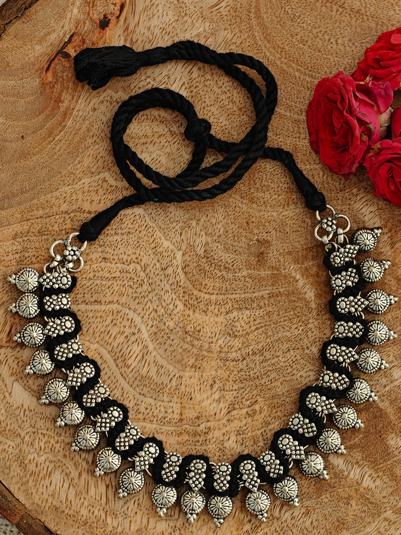 Patwa Handcrafted Oxidized Necklace