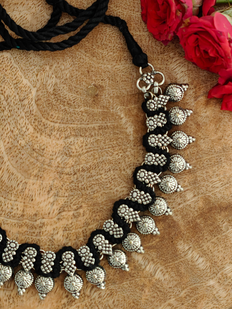 Patwa Handcrafted Oxidized Necklace