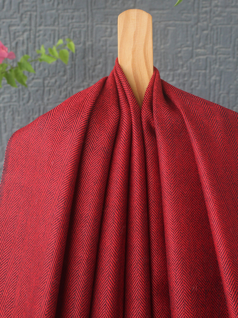 Pink Kullu Handloom Pure Wool Stole