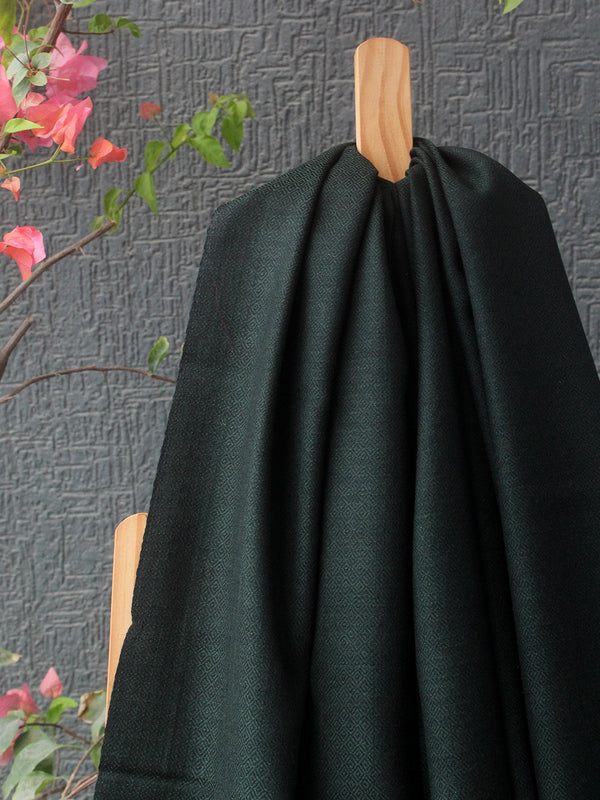 Green Kullu Handloom Pure Wool Stole