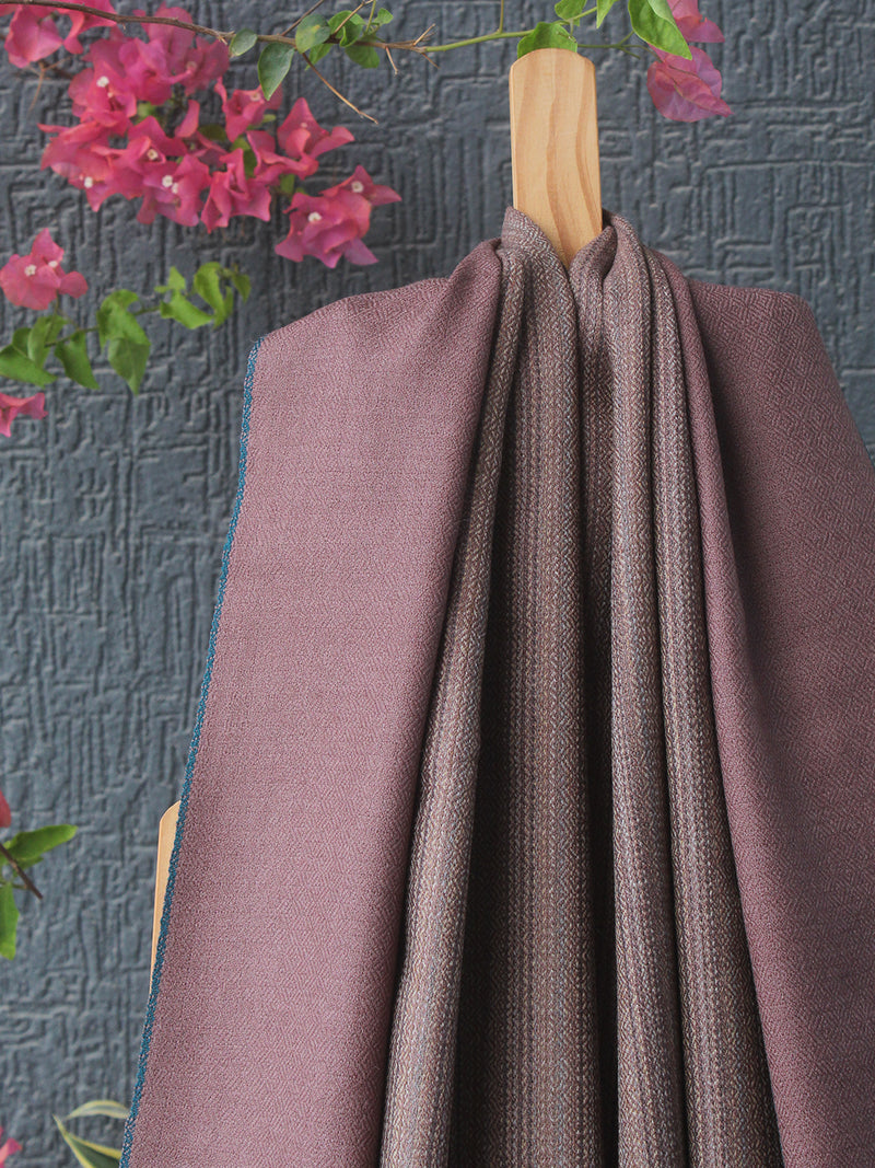 Light Brown Kullu Handloom Pure Wool Stole