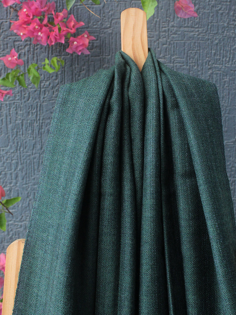 Green Kullu Handloom Pure Wool Stole