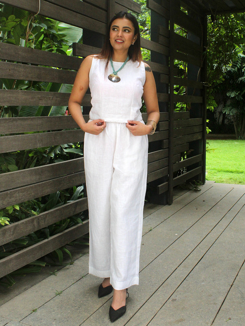 Saby Pure Linen Coord Set