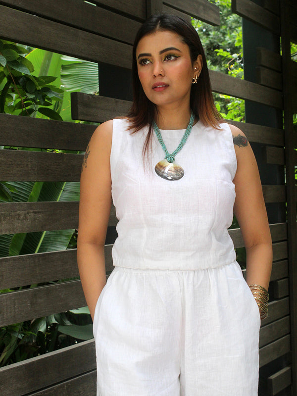 Saby Pure Linen Coord Set