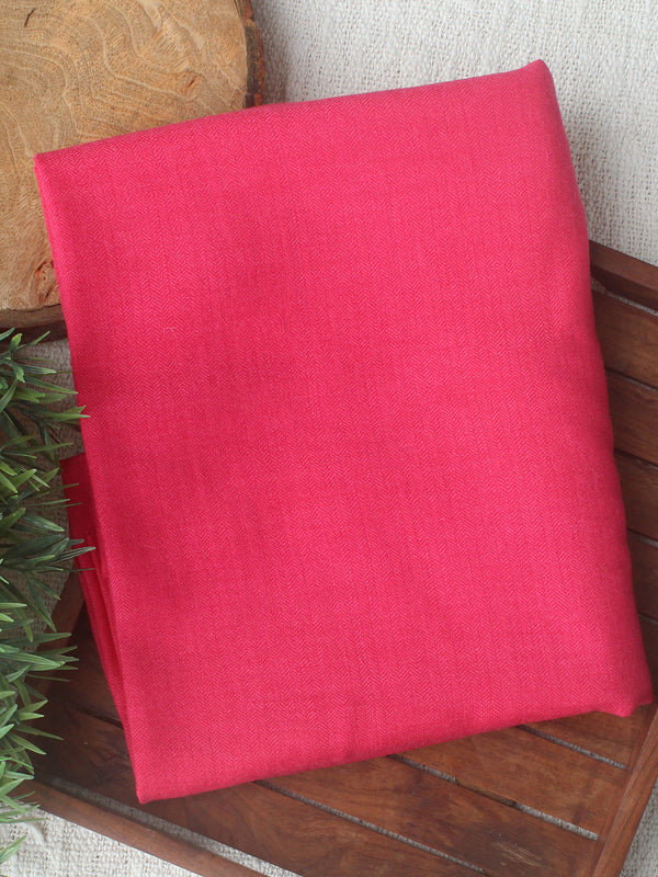 Pink Kullu Handloom Pure Wool Fabric