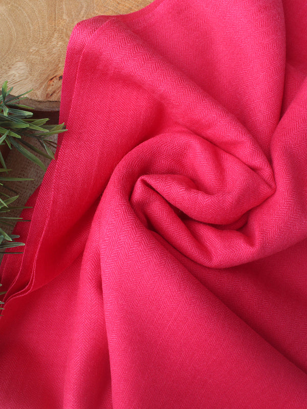 Pink Kullu Handloom Pure Wool Fabric