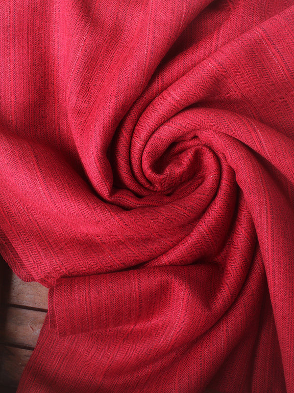 Maroon and Pink Kullu Handloom Pure Wool Fabric