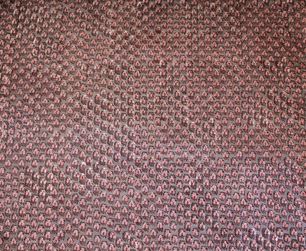 Grey Fadat Hand Block Printed Cotton Fabric