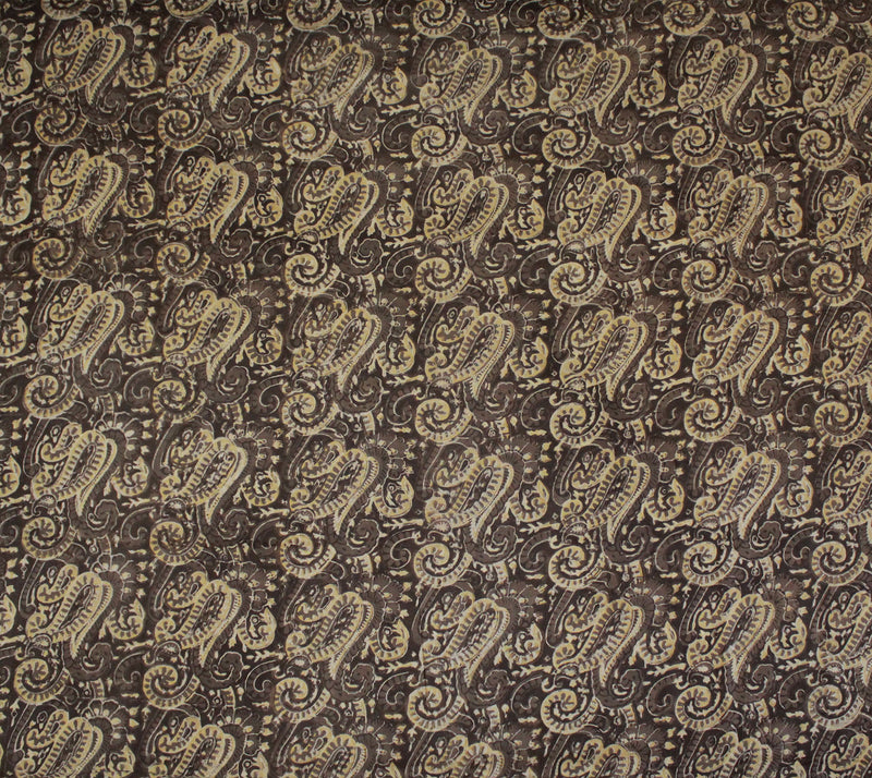Grey Kashish Hand Block Printed Cotton Fabric